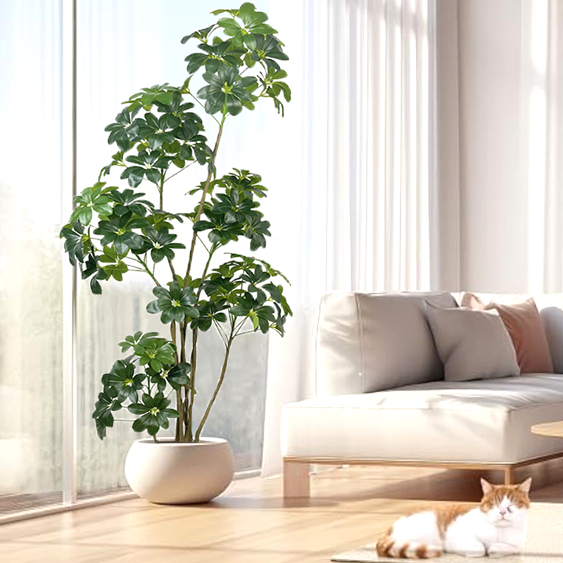Dracaena Marginata - 74 дюйма тропическое дерево, большие искусственные