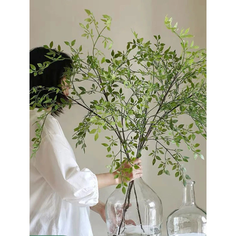Dracaena Marginata - Искусственная одиночная ветка с имитацией форзиции,
